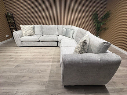 Sofology MARBLE ARCH Style 2 Corner 2 Large Fabric Corner Sofa - RRP £3,599