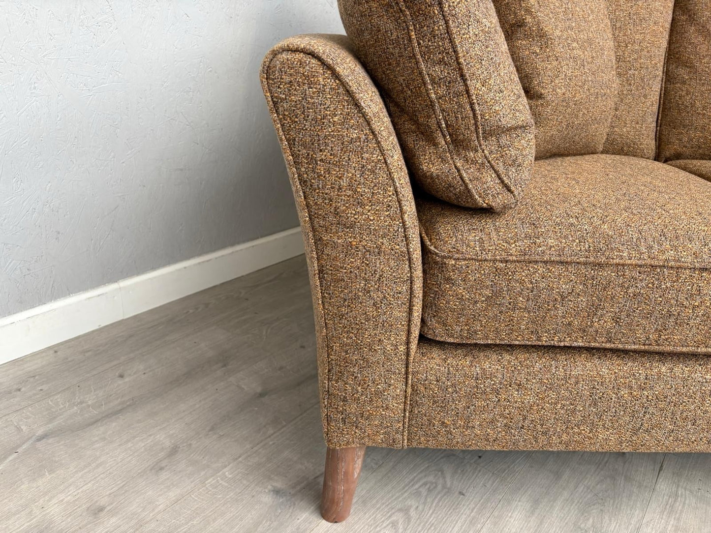 Westbridge DIXIE Small Fabric 2 Seater Sofa, Ochre - RRP £1,899