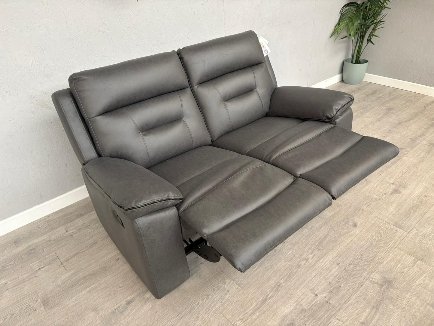 DFS - NEW BRAYLAN Fabric 2 Seater Manual Recliner Sofa - RRP £879