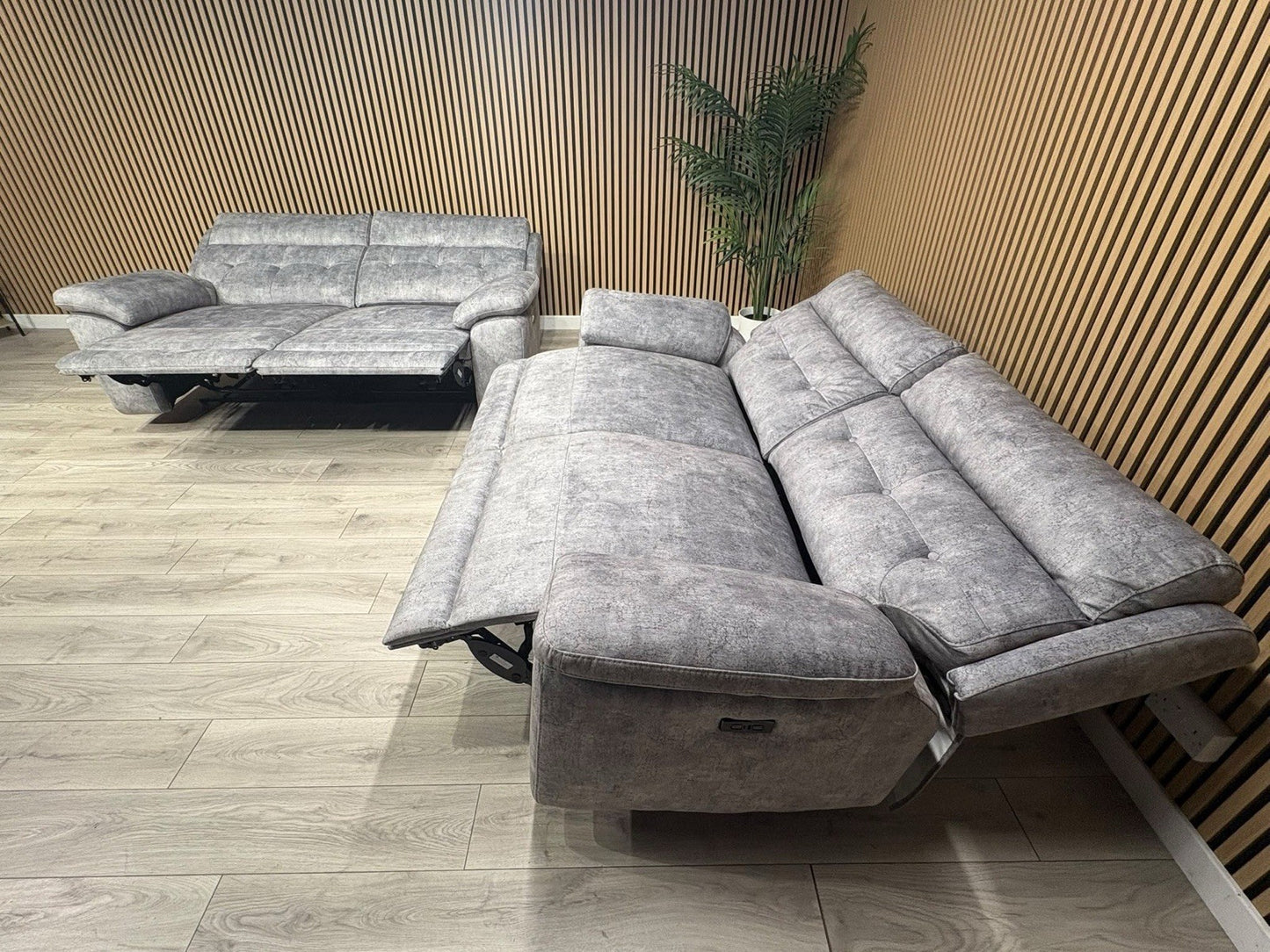 SCS Belford 3+3 Seater Power Recliner Sofa Set with Head Tilt - RRP £2698