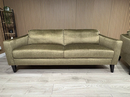 John Lewis BAILEY Style Fabric 3 Seater + 2 Seater Sofa Set, Olive - RRP £2,978