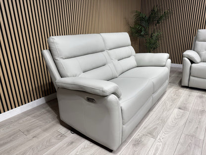 TREND Leather 3 + 2 Seater Power Sofa Set - RRP £4595
