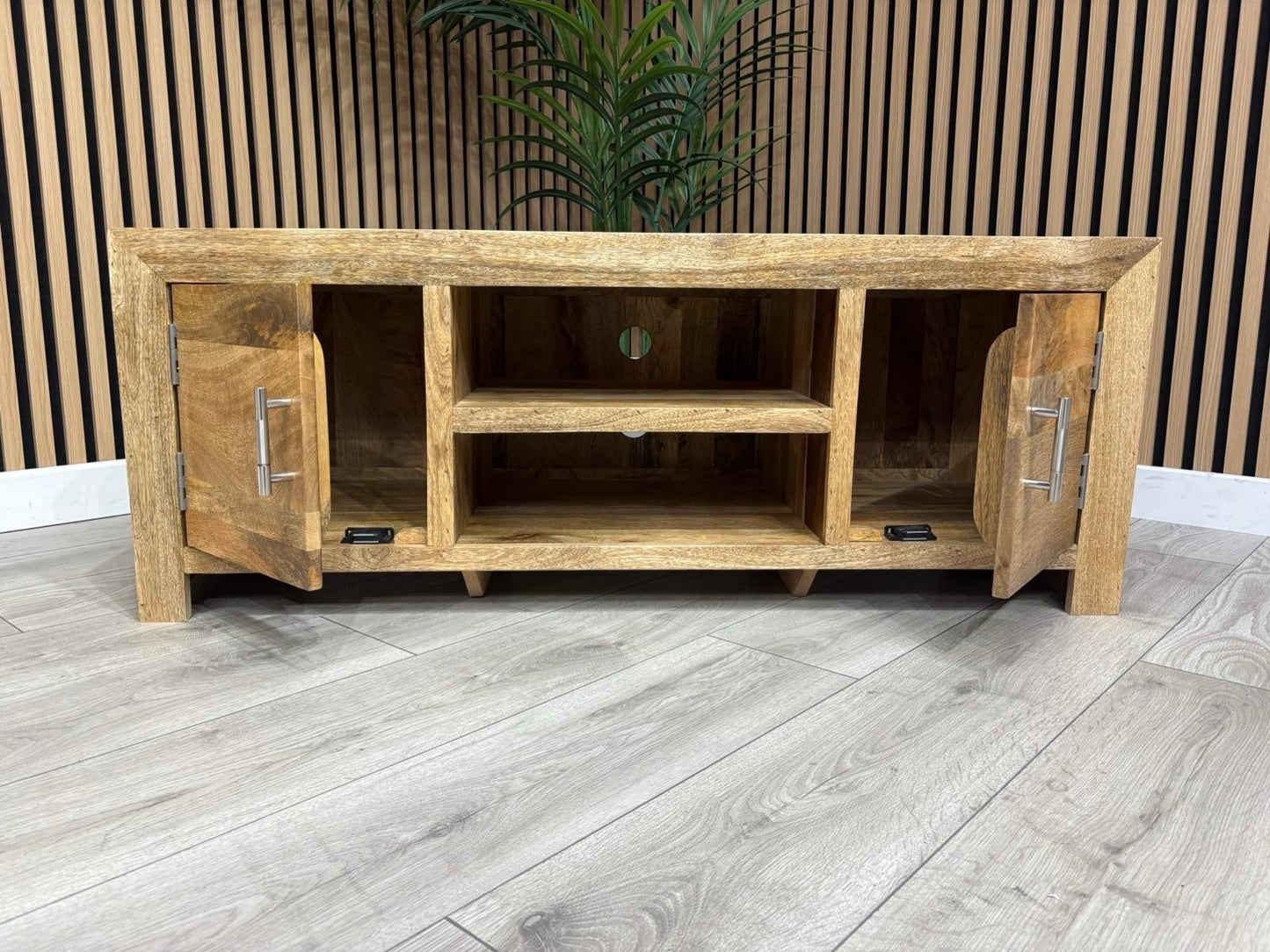 NEXT Sample - Cuba Mango Wood Plasma TV Cabinet - RRP: £895