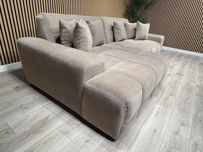 EVE CLOUD Large Fabric 3 Seater LHF Chaise Corner Sofa - RRP £2,299