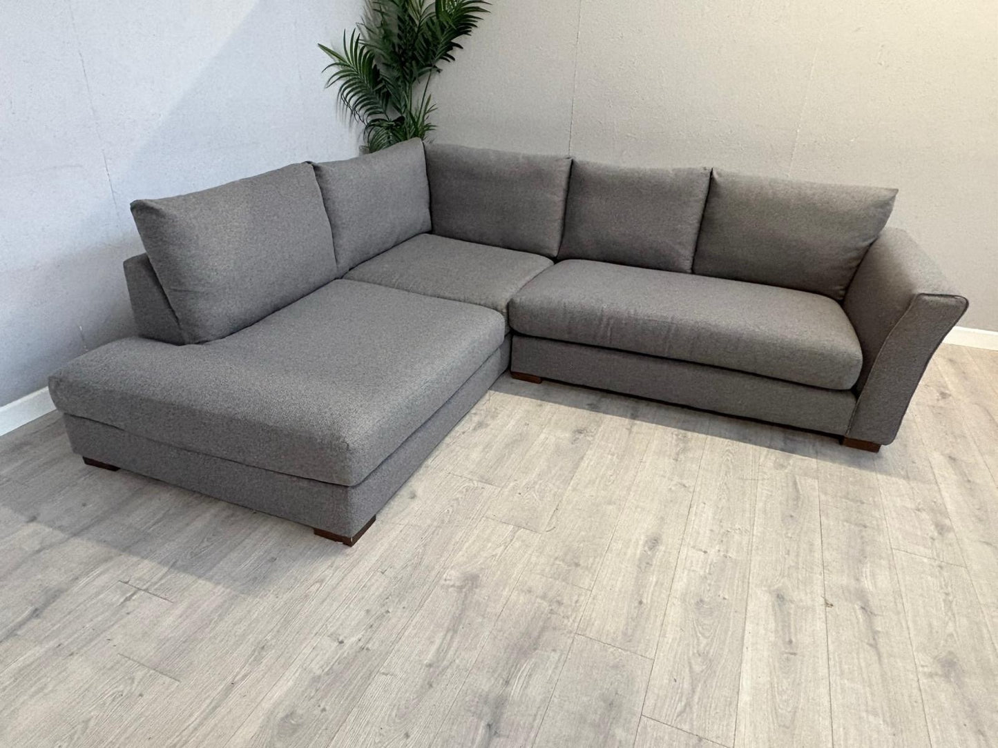 DFS KAIZER / PAIGNTON LHF Open End Chaise Fabric Corner Sofa - RRP £1499