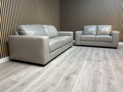 DFS - COHEN Style 3 Seater + 2 Seater Leather Sofa Set - RRP £2,398