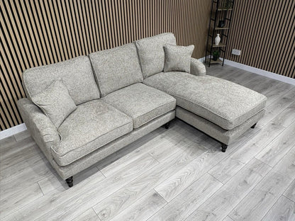 Laura Ashley LYNDEN Style Fabric 3 Seater RHF Chaise Corner Sofa - RRP £2625