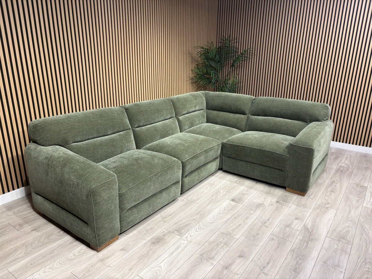 Denver Fabric Modular Corner Sofa ( RHF or LHF ), Dark Sage  - RRP £2399