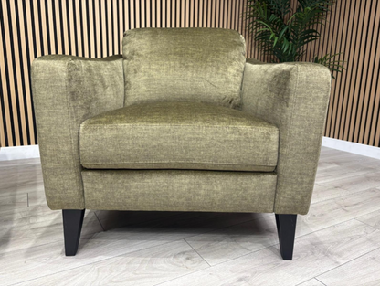 John Lewis BAILEY Style Fabric Armchair, Olive - RRP £1190