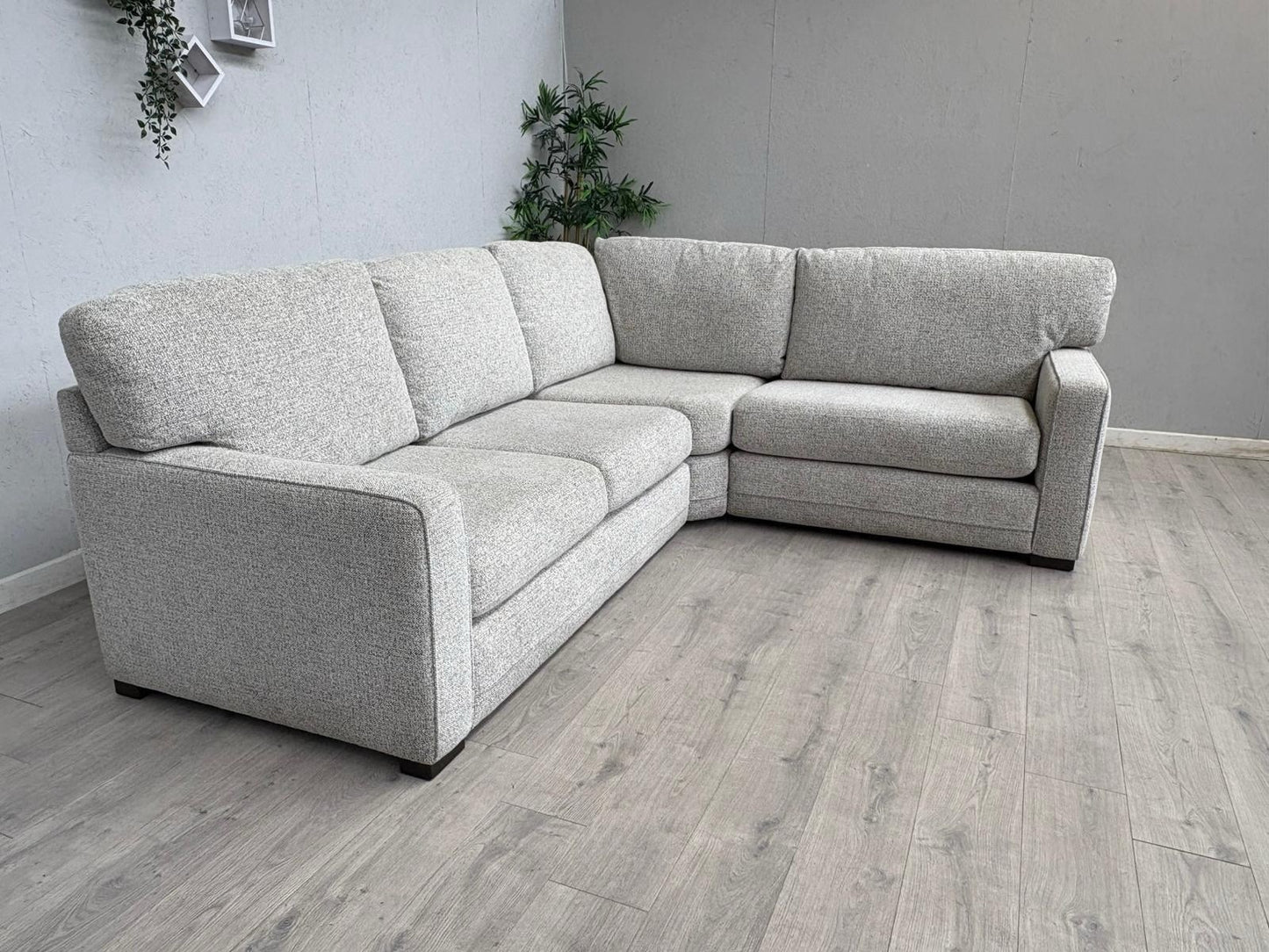 Furniture Village Fabric RHF Corner Sofa - RRP £2,295