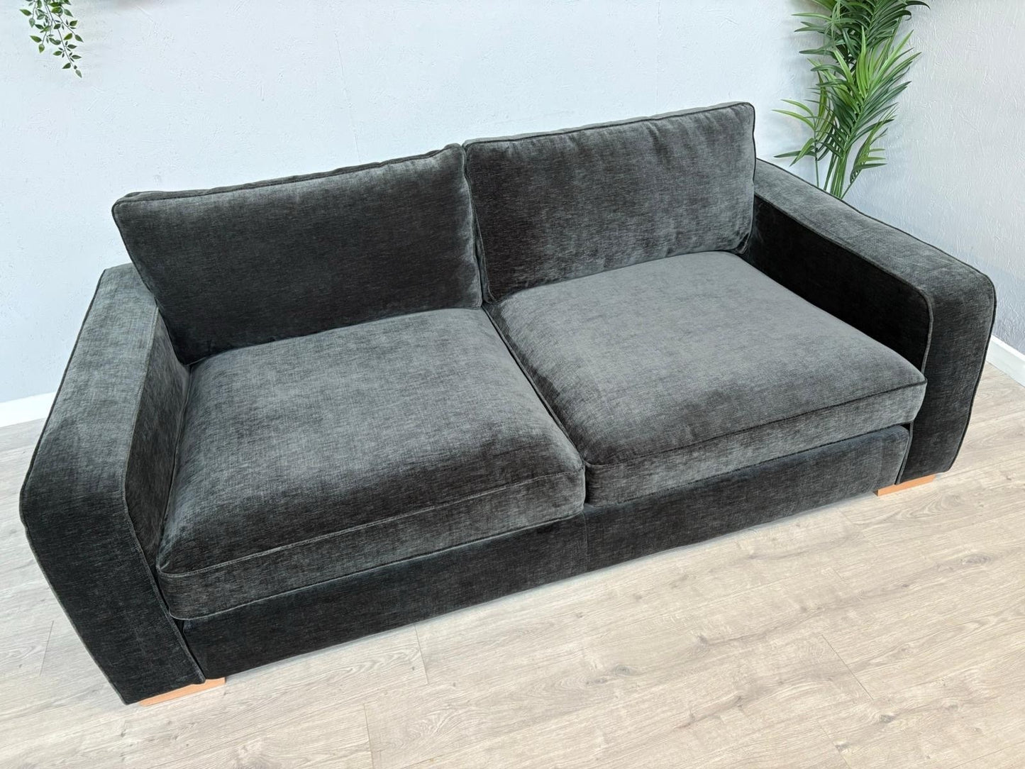 Sofology CAVALLI Fabric Large 3 Seater Sofa, Slate  - RRP £3,499