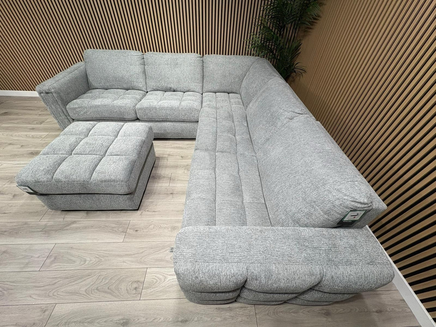 DFS - MAVAM Modular Premium Fabric 2 Corner 2 Sofa + Footstool - RRP £3499