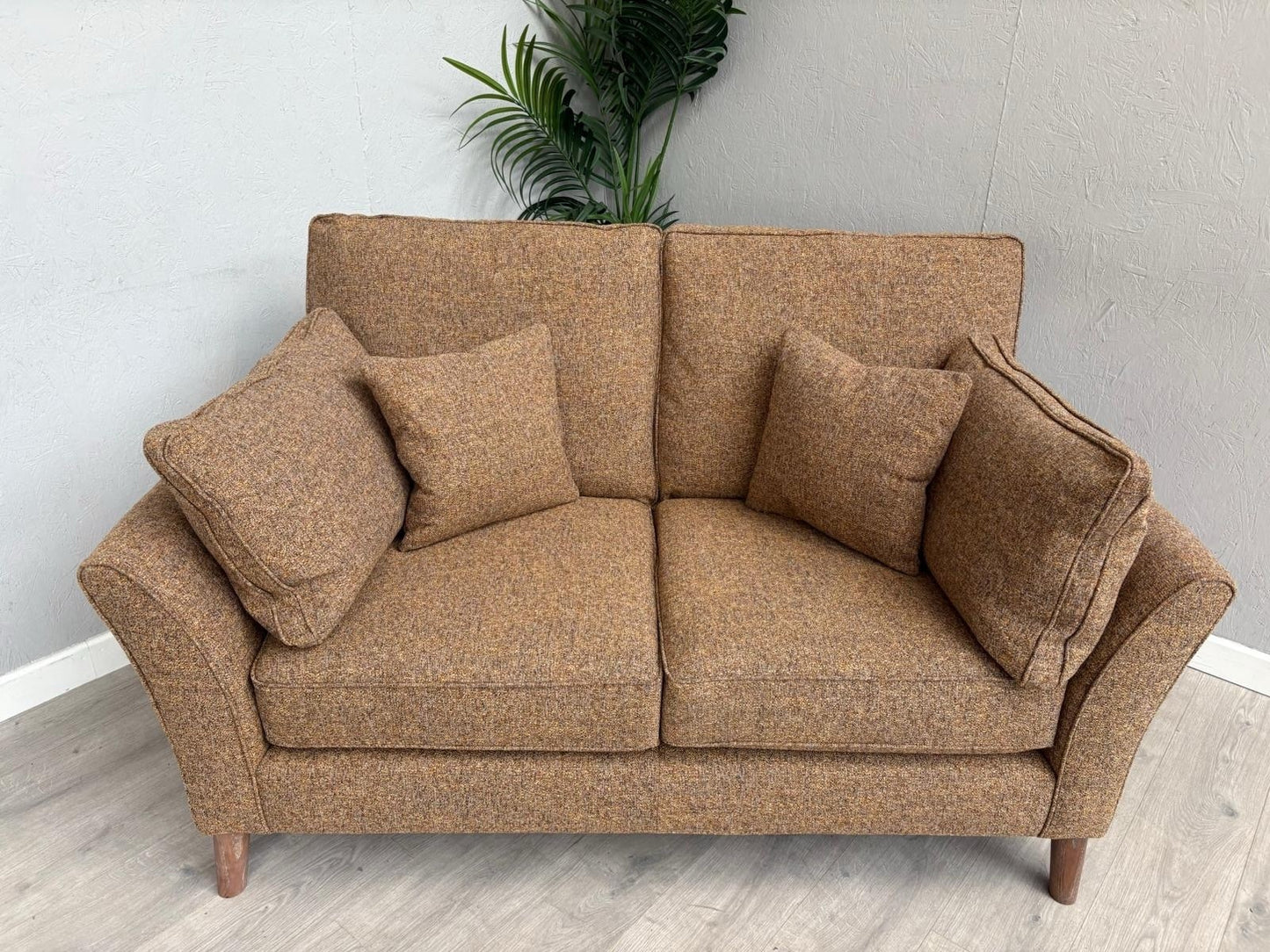 Westbridge DIXIE Small Fabric 2 Seater Sofa, Ochre - RRP £1,899