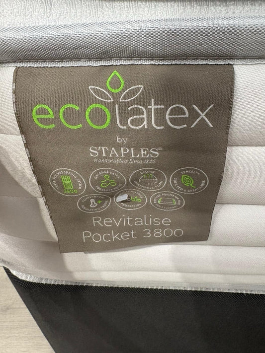 Staples and Co Eco Revitalise Pocket 3800 Mattress, 6ft Superking - RRP £1,899