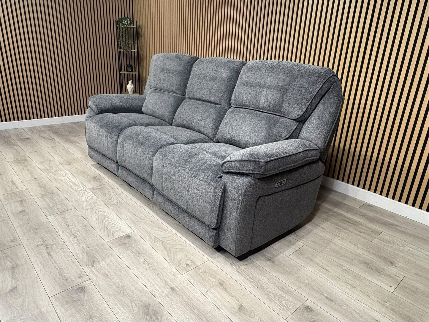 ORLANDO Fabric 3 Seater Power Recliner Sofa - RRP £1799