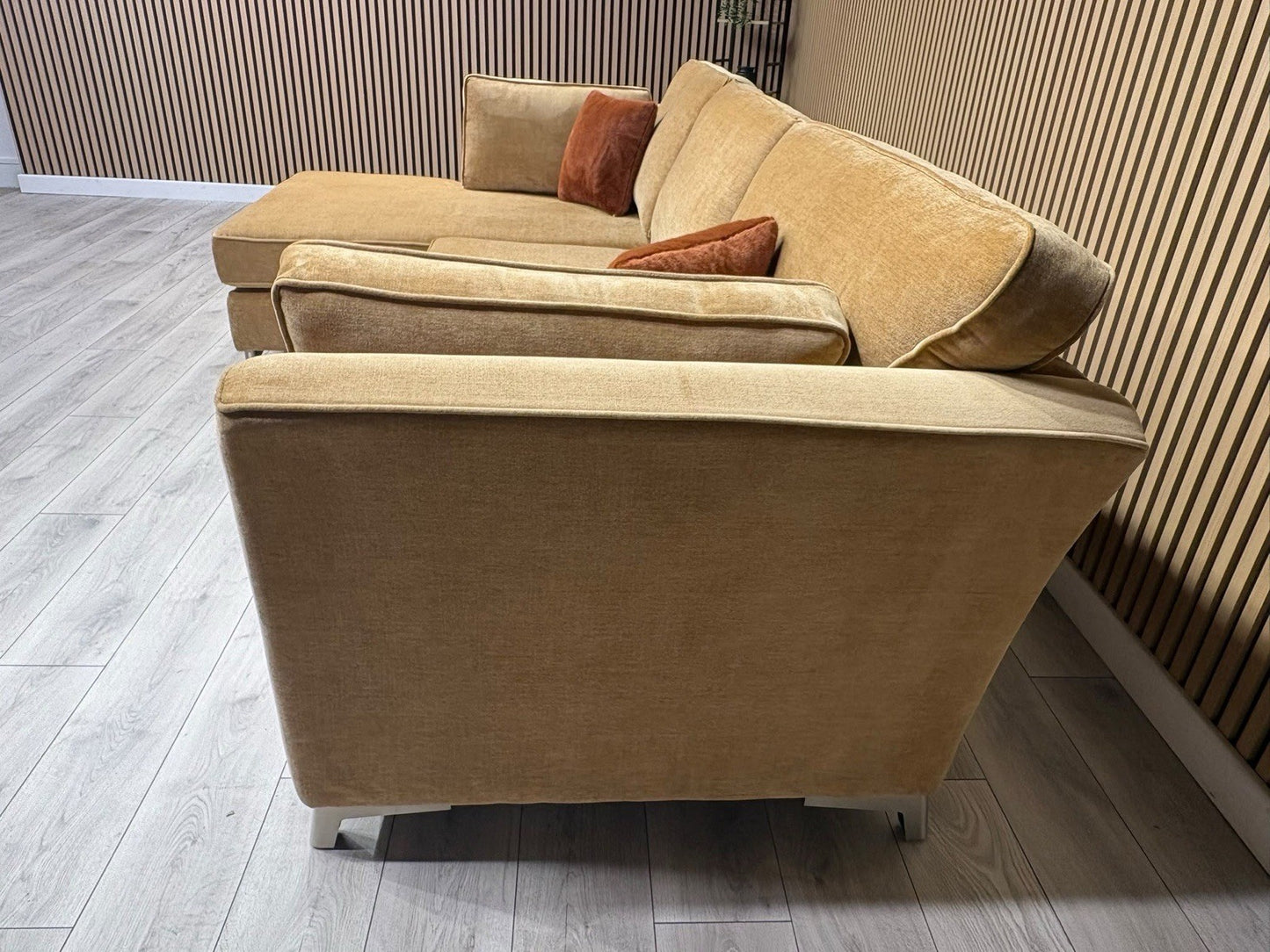 Furniture Village SASHA Fabric Large LHF Chaise Corner Sofa - RRP £3,295