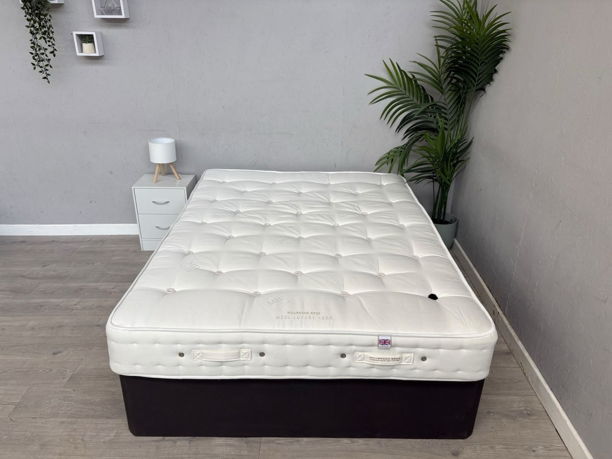 Millbrook Wool Luxury 1000 5ft Kingsize Mattress, Medium / Firm - RRP £699