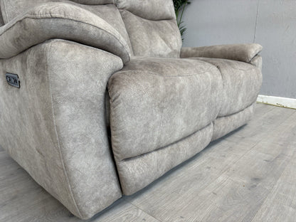 Furniture Village SLOANE Fabric 2 Seater Power Recliner Sofa - RRP £945