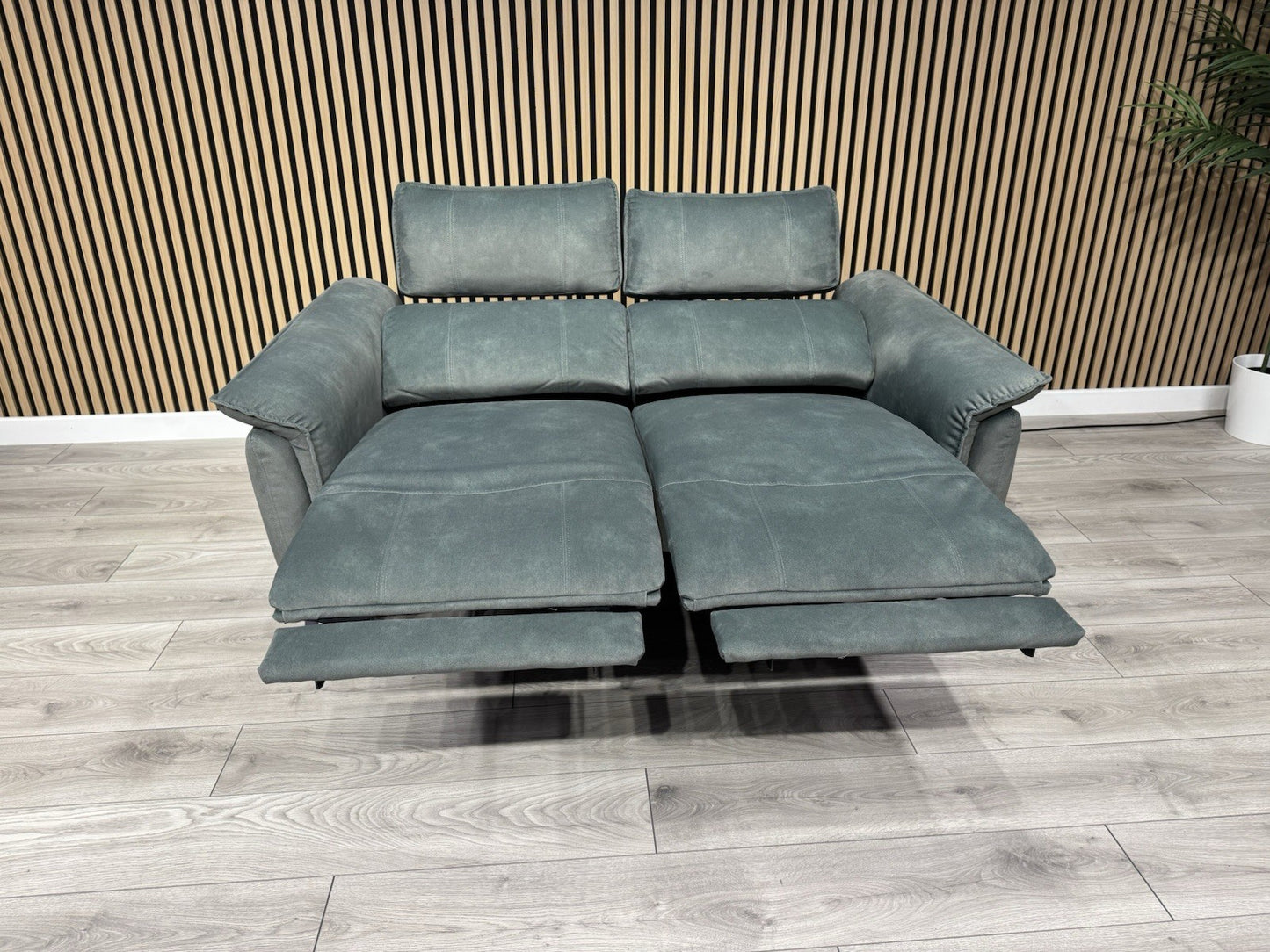 Furniture Village JUDE Fabric 2 Seater Power Recliner Sofa, Fern - RRP £1,895