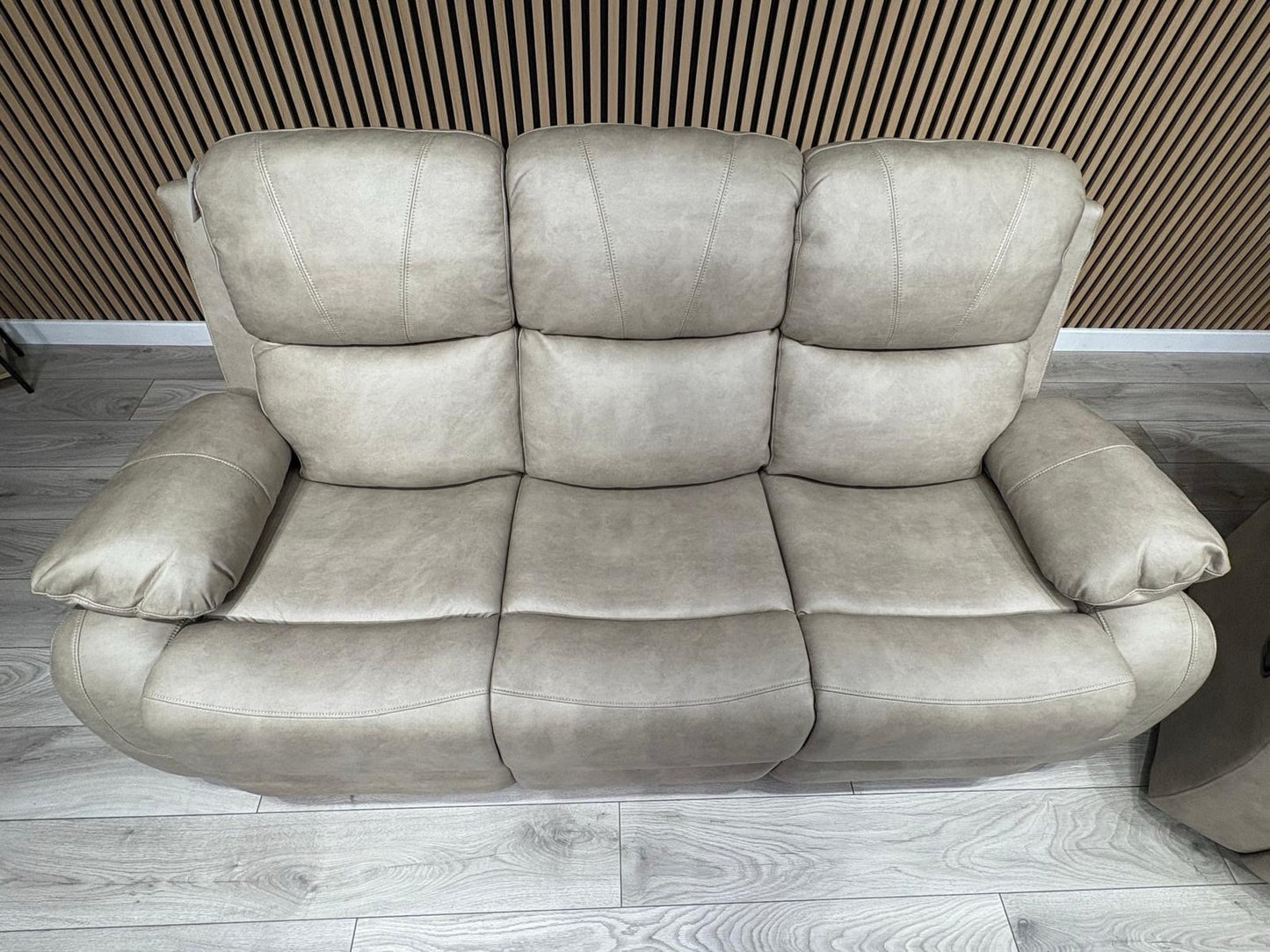 Boston Fabric 3 + 2 Seater Sofa Set, Manual Recliners - RRP £1999