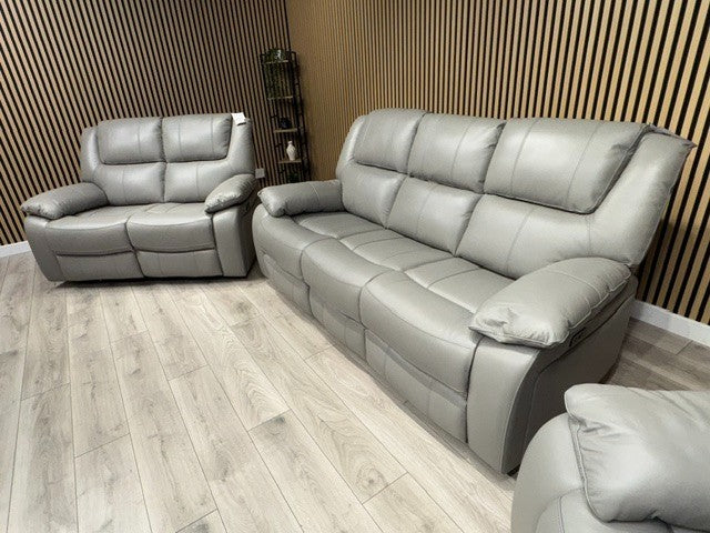 KNOLE Grey Leather Power Recliner Sofa/Chair - Different Combinations Available