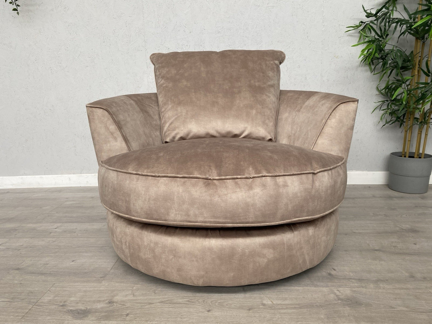 Furniture Village LEGEND Fabric Swivel Chair / Armchair - RRP £799