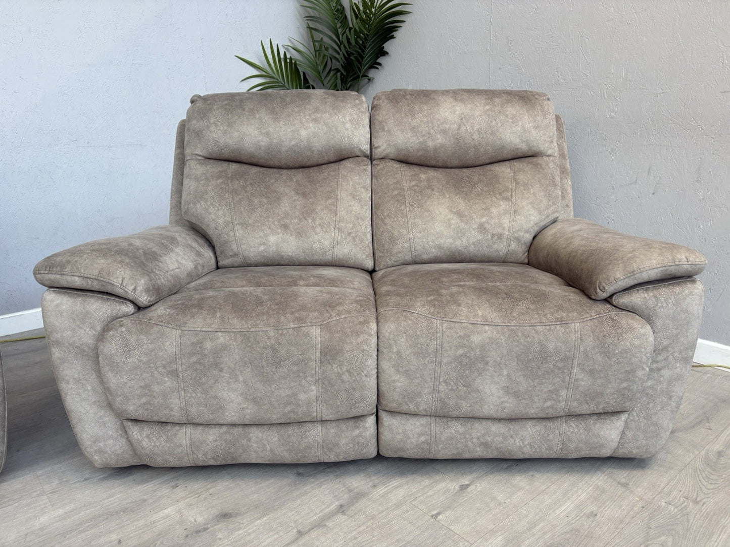 Furniture Village SLOANE Fabric 3 + 2 Seater Power Recliner Sofa Set - RRP £1890