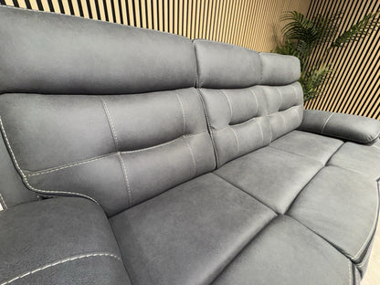 DFS Eiger Style Fabric 3+2 Seater Power Sofa Set RRP £2788