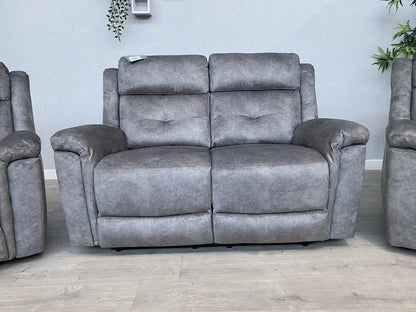 DFS - CASIMIR Style Fabric 2 Seater Sofa + 2 x Armchairs, Recliners - RRP £2,297