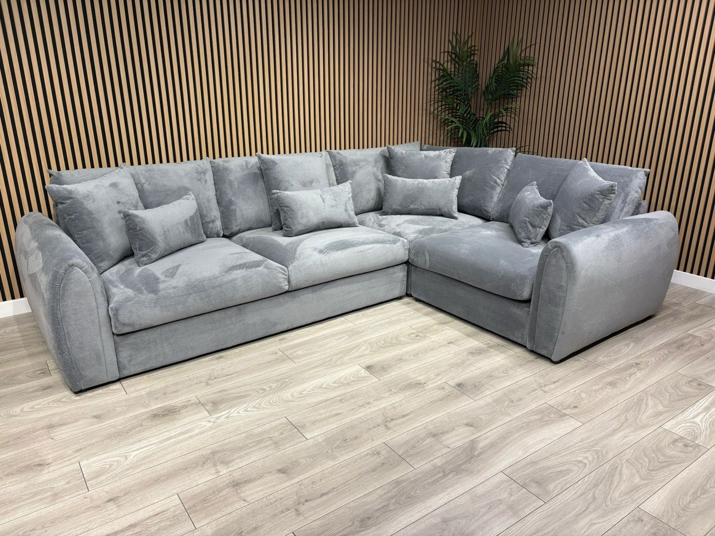 Sofology MARBLE ARCH Style Fabric RHF Corner Sofa, Grey - RRP £3,599