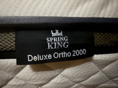 SPRING KING Deluxe Ortho 2000 4ft 6 Double Mattress BRAND NEW BOXED - RRP £499