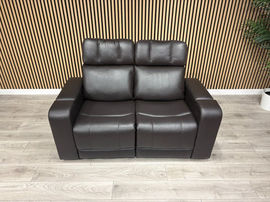 SCS Adstock Leather 2 Seater Power Recliner Sofa RRP £2699 (Read Description)