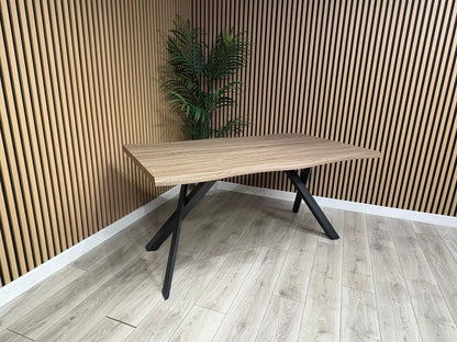 NEXT Sample - RIGA Industrial Dining Table  - RRP £599