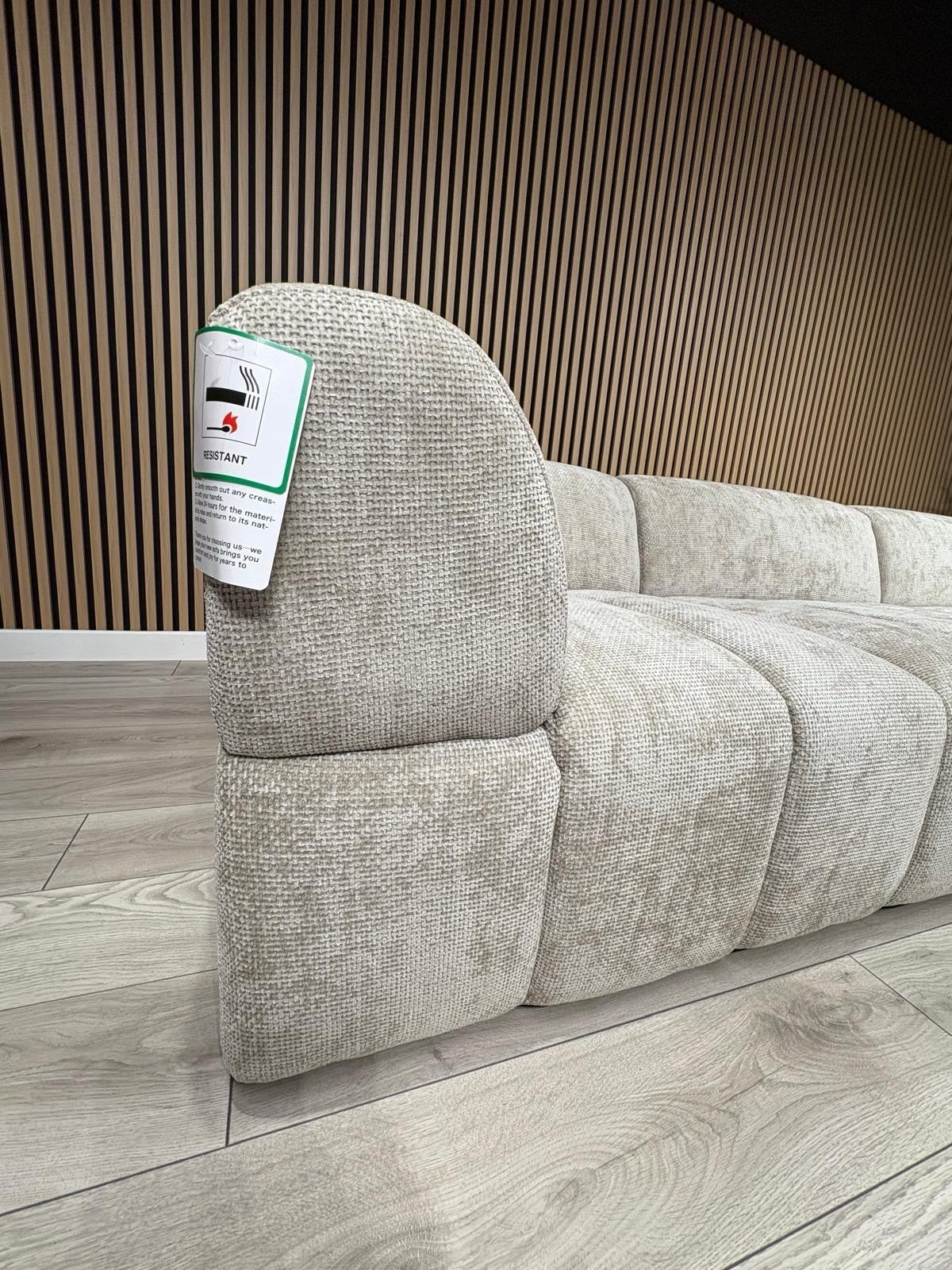 Taskers KIRWIN Large Fabric 3 Seater Sofa + Footstool - RRP £2,999