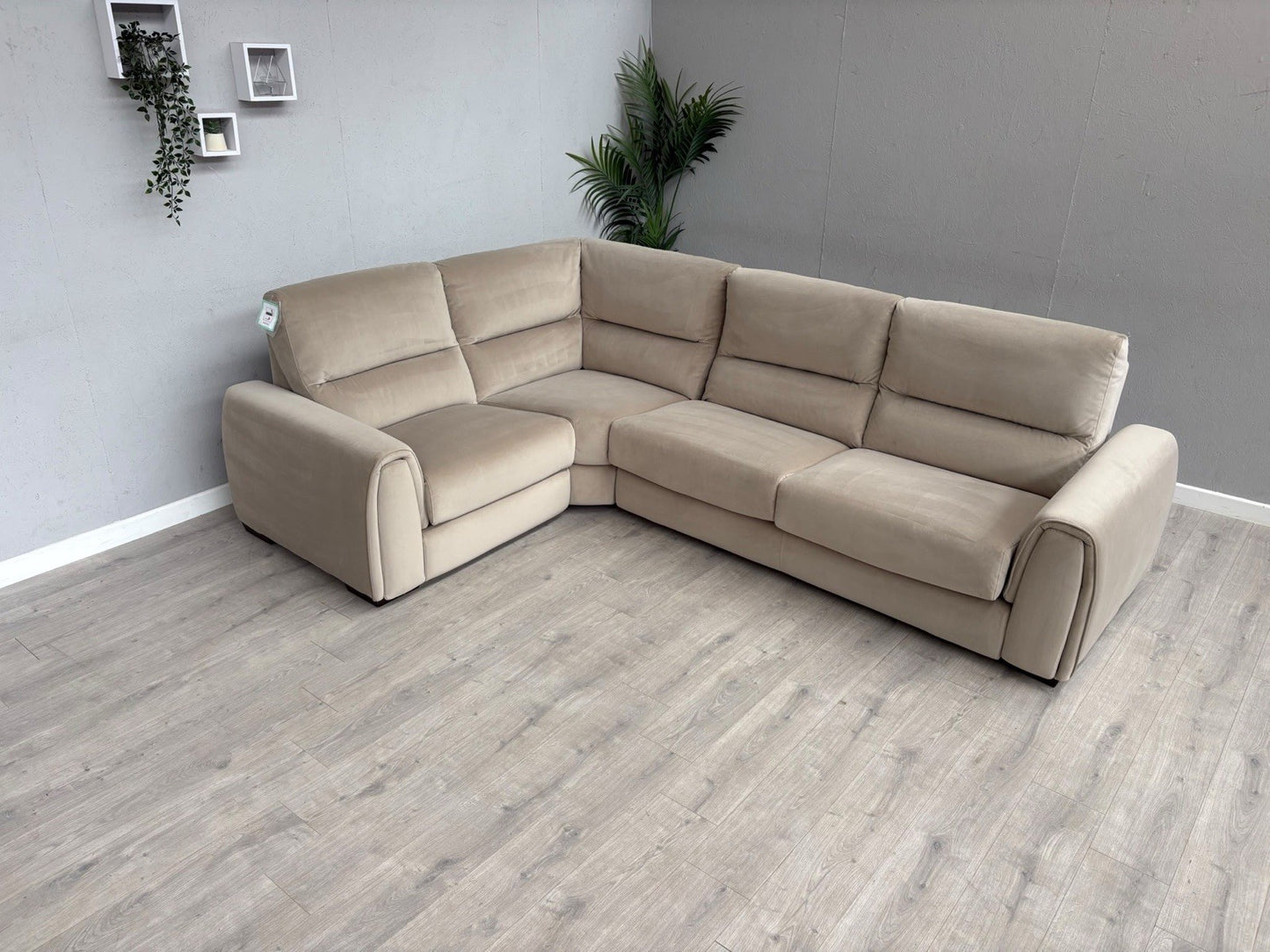 F.V Flex LHF Corner Sofa Bed with Power Recliner & Storage Arms - RRP £2945