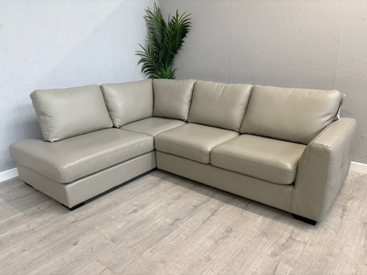 Furniture Village Dinky LHF Leather Corner Chaise End Sofa - RRP £1795