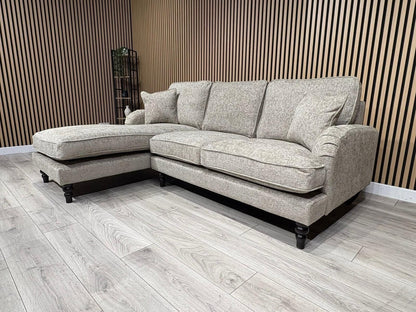 Laura Ashley LYNDEN Style Fabric 3 Seater LHF Chaise Corner Sofa - RRP £2625