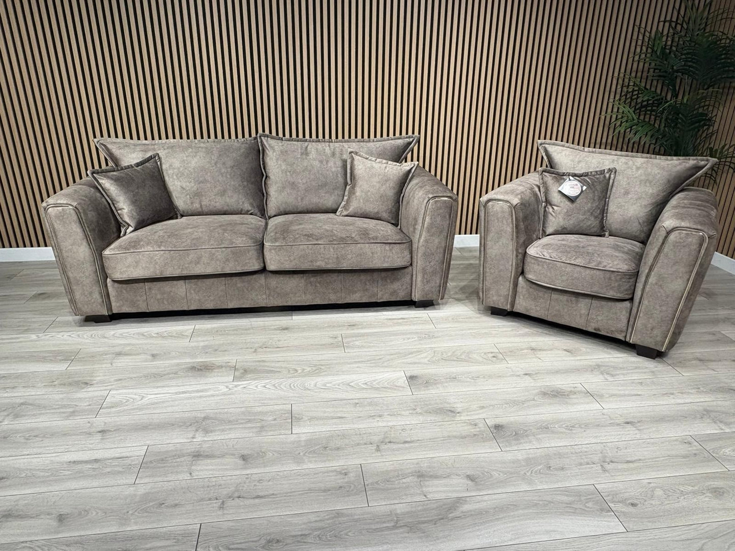 DFS - CHERISHED Style 3 Seater Sofa + Armchair Set, Formal Back - RRP £2,198