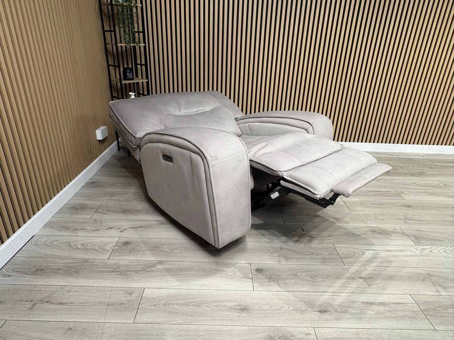 DFS - EXCALIBUR Fabric Power Recliner Armchair - RRP £1,299