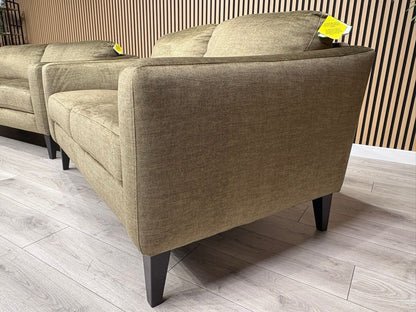 John Lewis BAILEY Style Fabric 3 Seater + 2 Seater Sofa Set, Olive - RRP £2,978