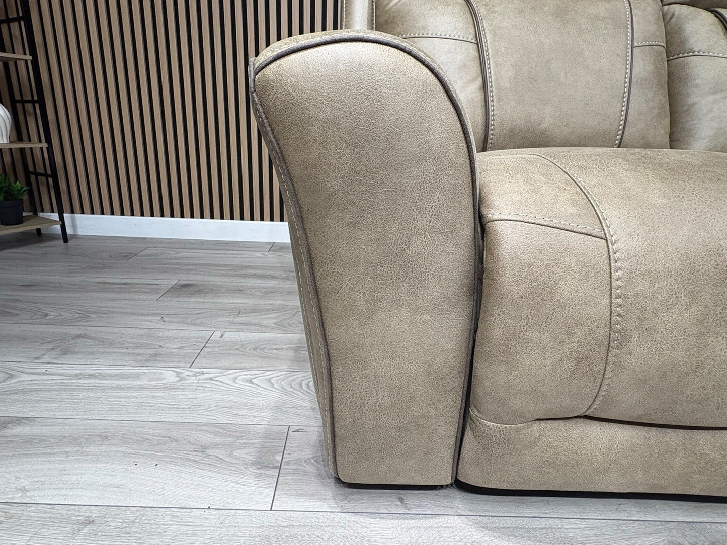 DFS 3 Seater + 2 Seater Fabric Power Recliner Sofa Set - RRP £3698