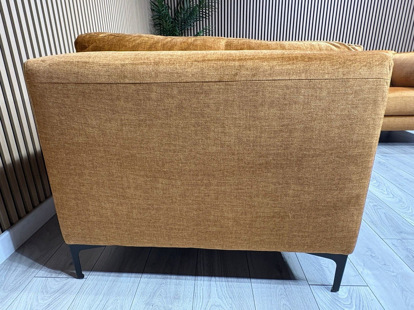 NEW Rene Fabric Corner Sofa, Amber - RRP £2495