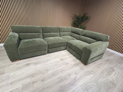 Denver Fabric Modular Corner Sofa ( RHF or LHF ), Dark Sage  - RRP £2399