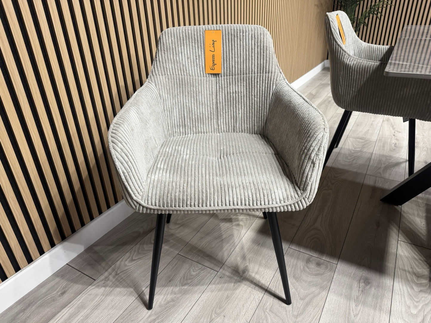NEXT Sample - CRETE Marble Effect Extending Dining Table + 4 x Chairs. RRP £1899