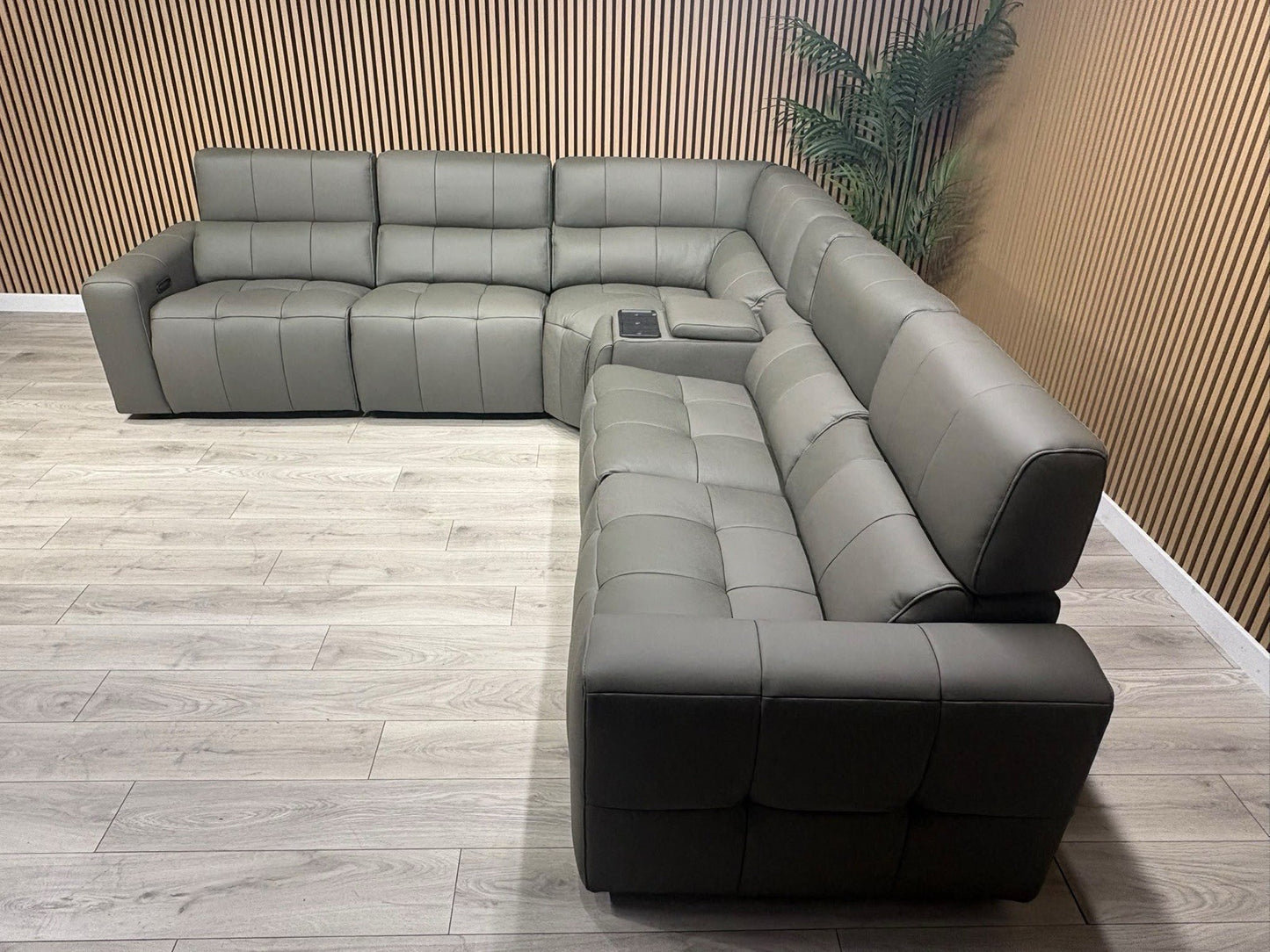 Sofology BARI Large Leather Power Recliner Corner Sofa - RRP £5899