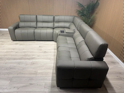 Sofology BARI Large Leather Power Recliner Corner Sofa - RRP £5899
