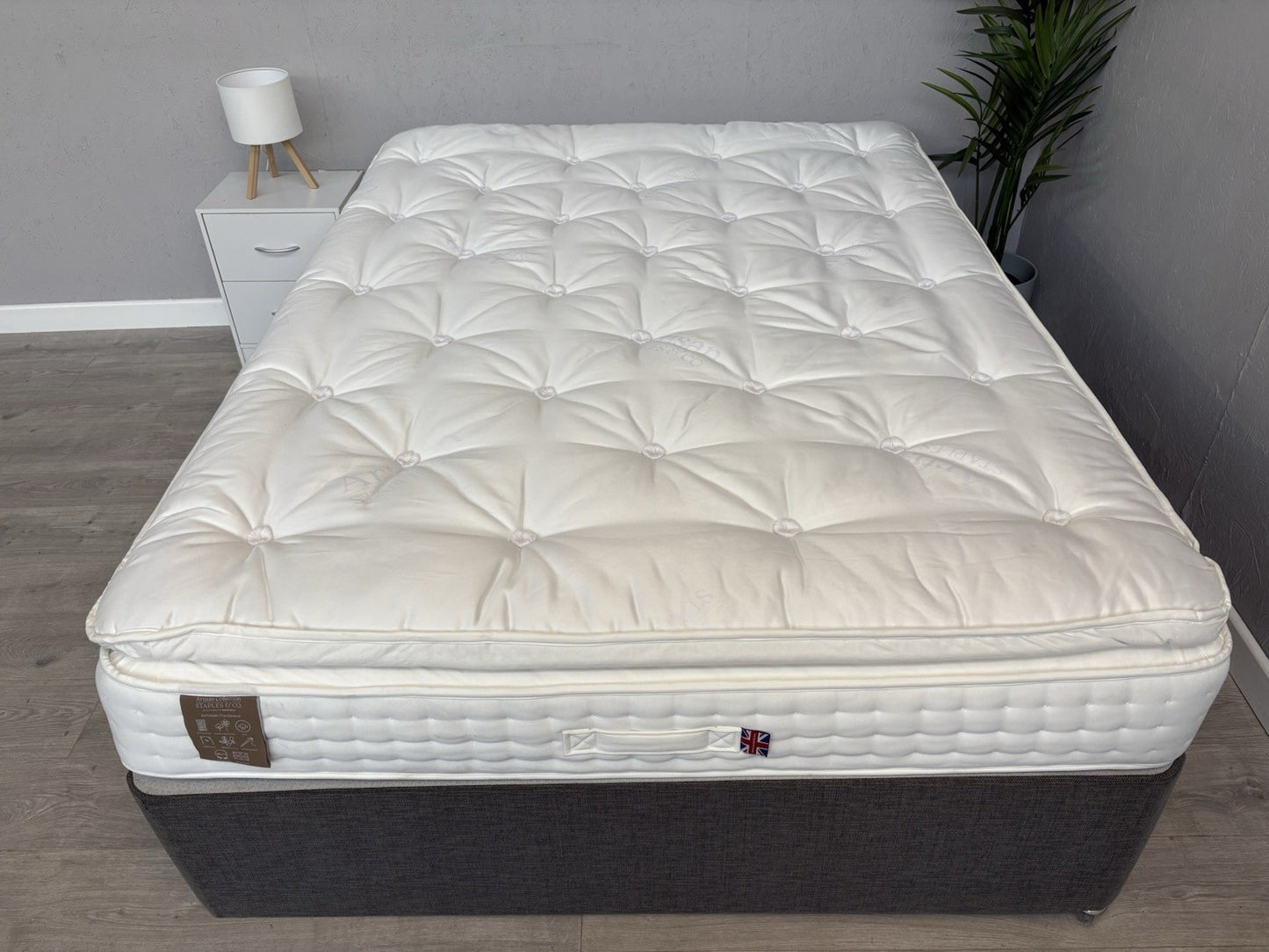 Staples and Co Artisan OPULENCE Extra Length Mattress, 5ft Kingsize, Medium