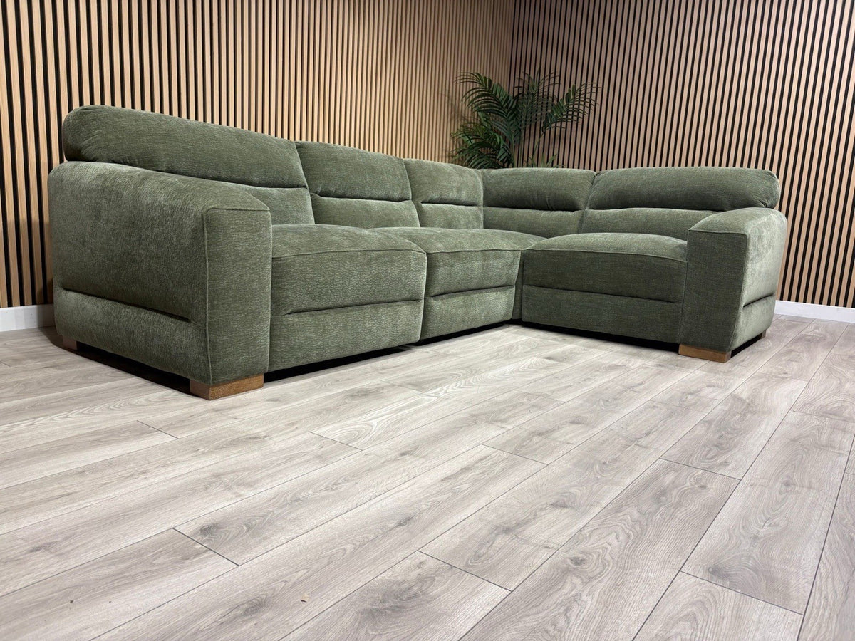 Denver Fabric Modular Corner Sofa ( RHF or LHF ), Dark Sage  - RRP £2399