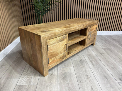 NEXT Sample - Cuba Mango Wood Plasma TV Cabinet - RRP: £895