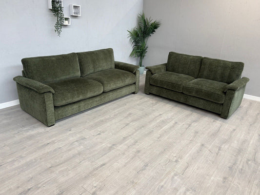 Furniture Village BOXY Fabric 3 + 2 Seater Mini Arm Sofa Set - RRP £3690